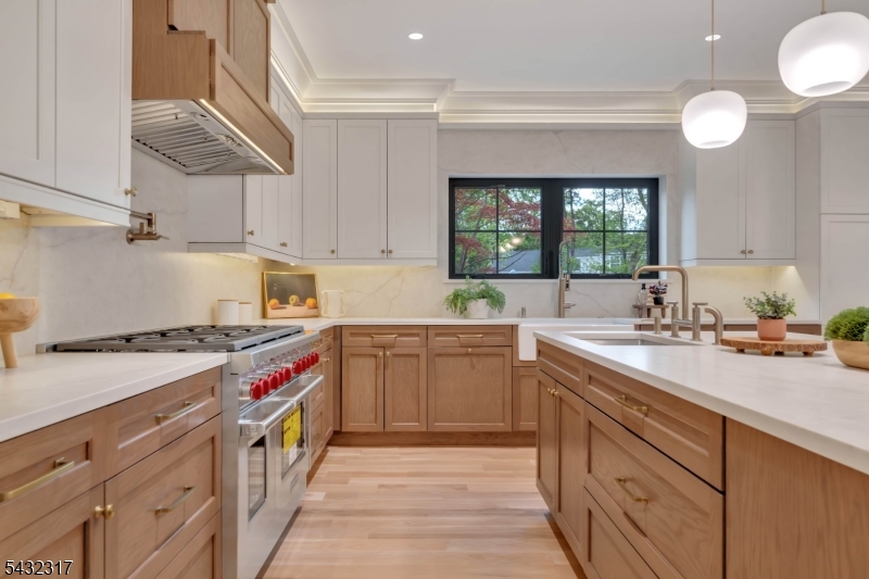 266 Brooklake Road Florham Park, NJ 07932 - Photo 14 of 50 a kitchen with stainless steel appliances granite countertop a sink and a stove