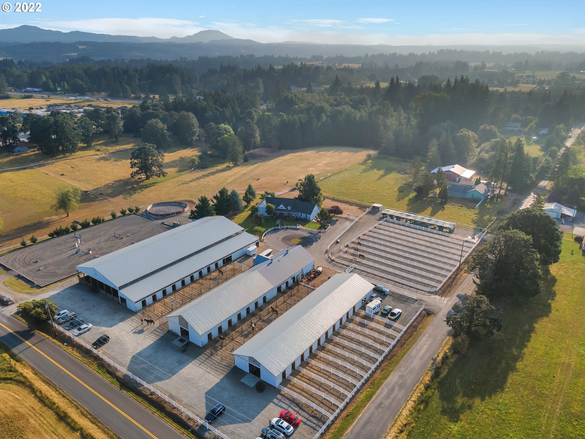 3000 Northwest 299th Street Ridgefield, WA 98642 - Photo 31 of 35 an aerial view of a house with a lake view