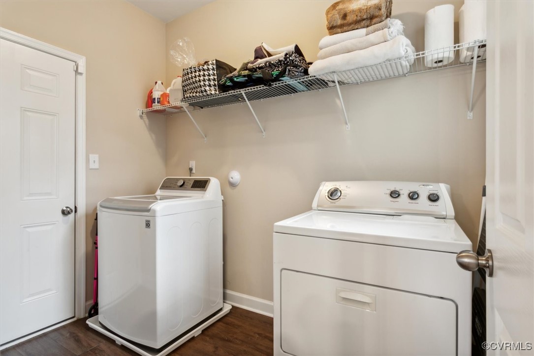 5587 Brixton Road Williamsburg, VA 23185 - Photo 21 of 42 a utility room with dryer and washer