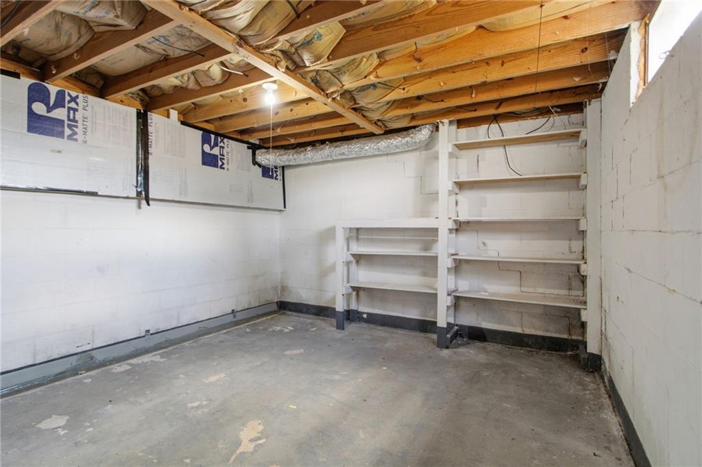 2366 Flint Rock Road Southwest Stone Mountain, GA 30087 - Photo 32 of 40 a view of storage and utility room
