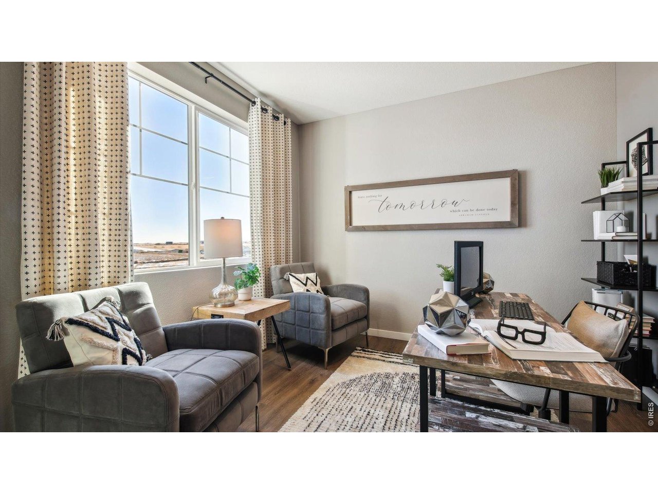 2338 Base Street Fort Lupton, CO 80621 - Photo 19 of 24 a living room with furniture and large windows