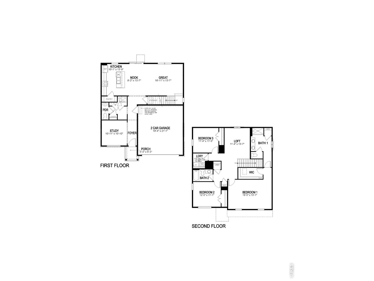 2338 Base Street Fort Lupton, CO 80621 - Photo 24 of 24 a picture of floor plan