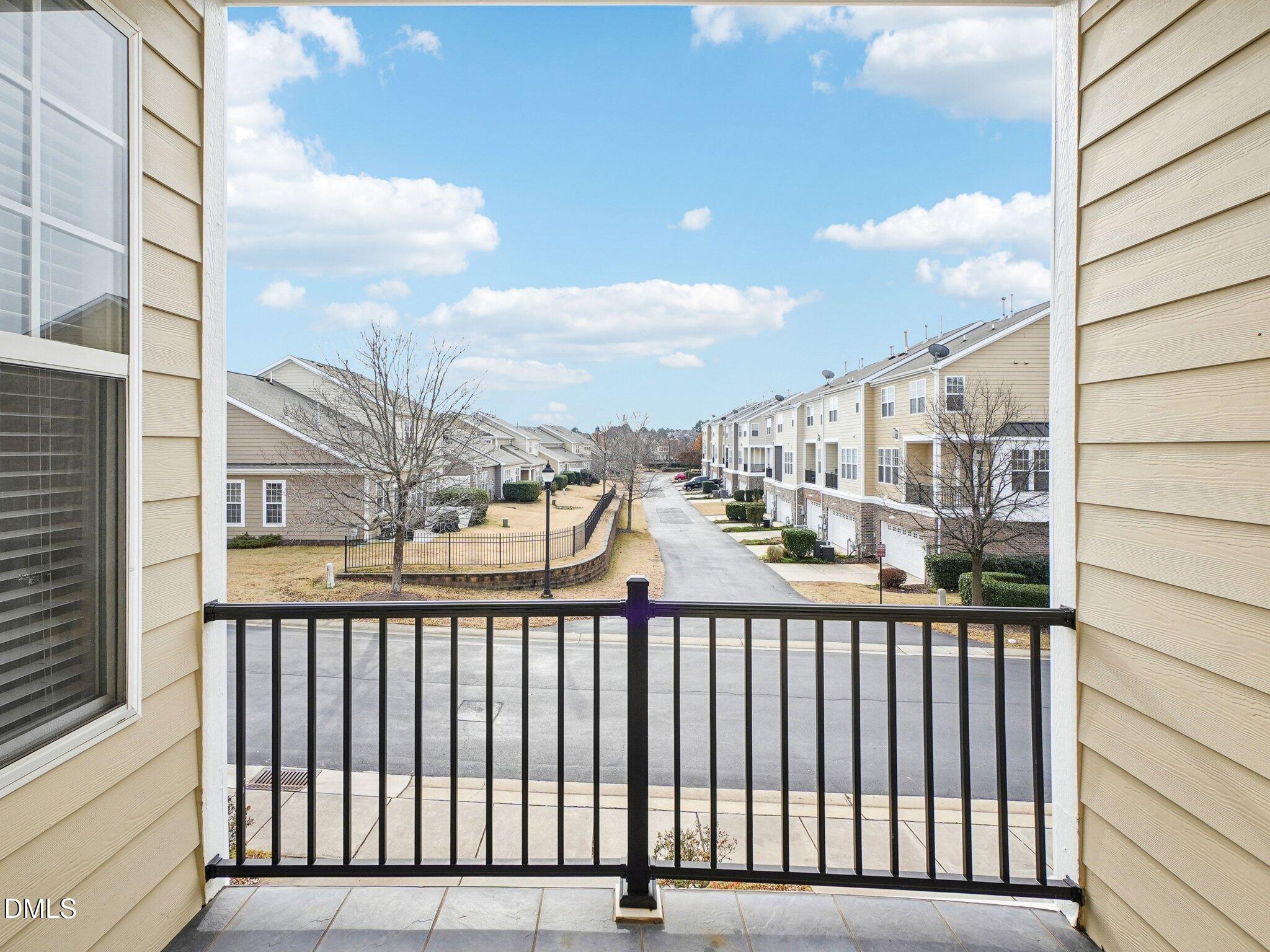 9238 Wooden Road Raleigh, NC 27617 - Photo 23 of 45 a city view from balcony