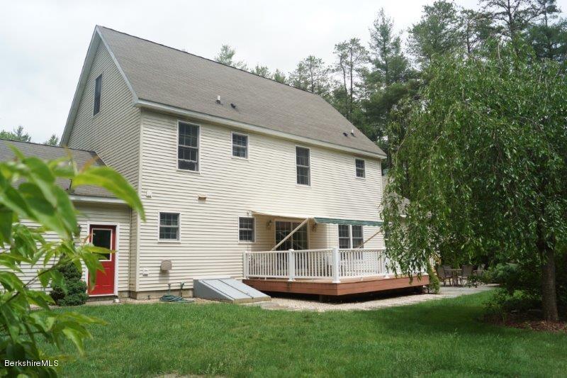 708 Clayton Road Sheffield, MA 01222 - Photo 13 of 19 a front view of house with yard and green space