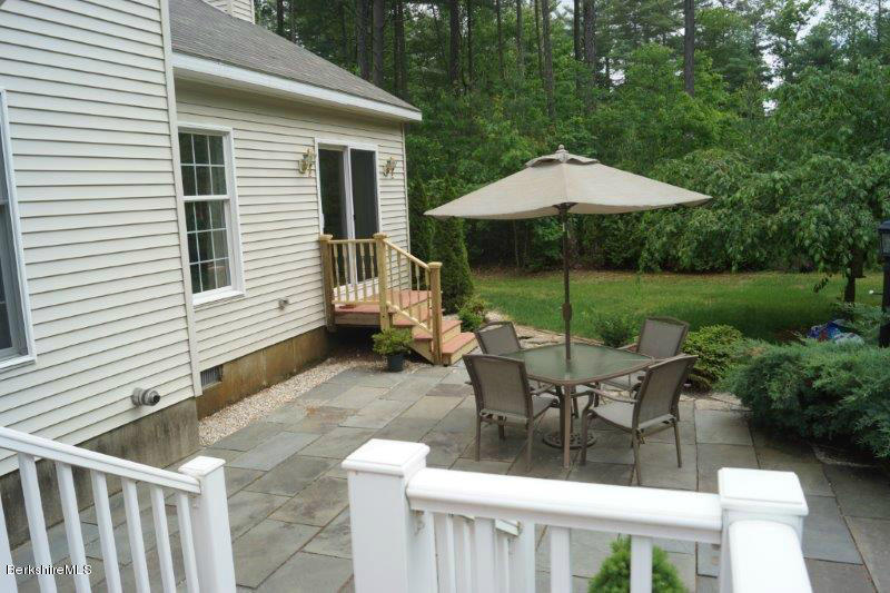 708 Clayton Road Sheffield, MA 01222 - Photo 18 of 19 a view of backyard with seating space and garden