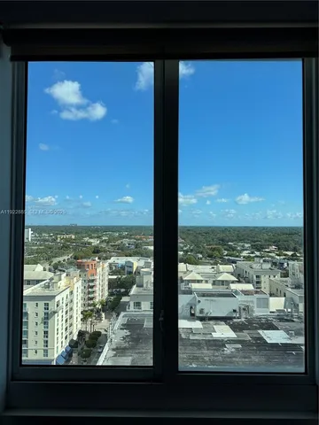 a view of sky from window