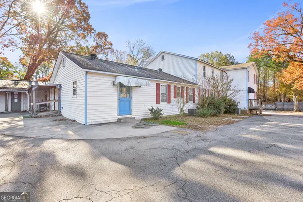 a room with furniture and window