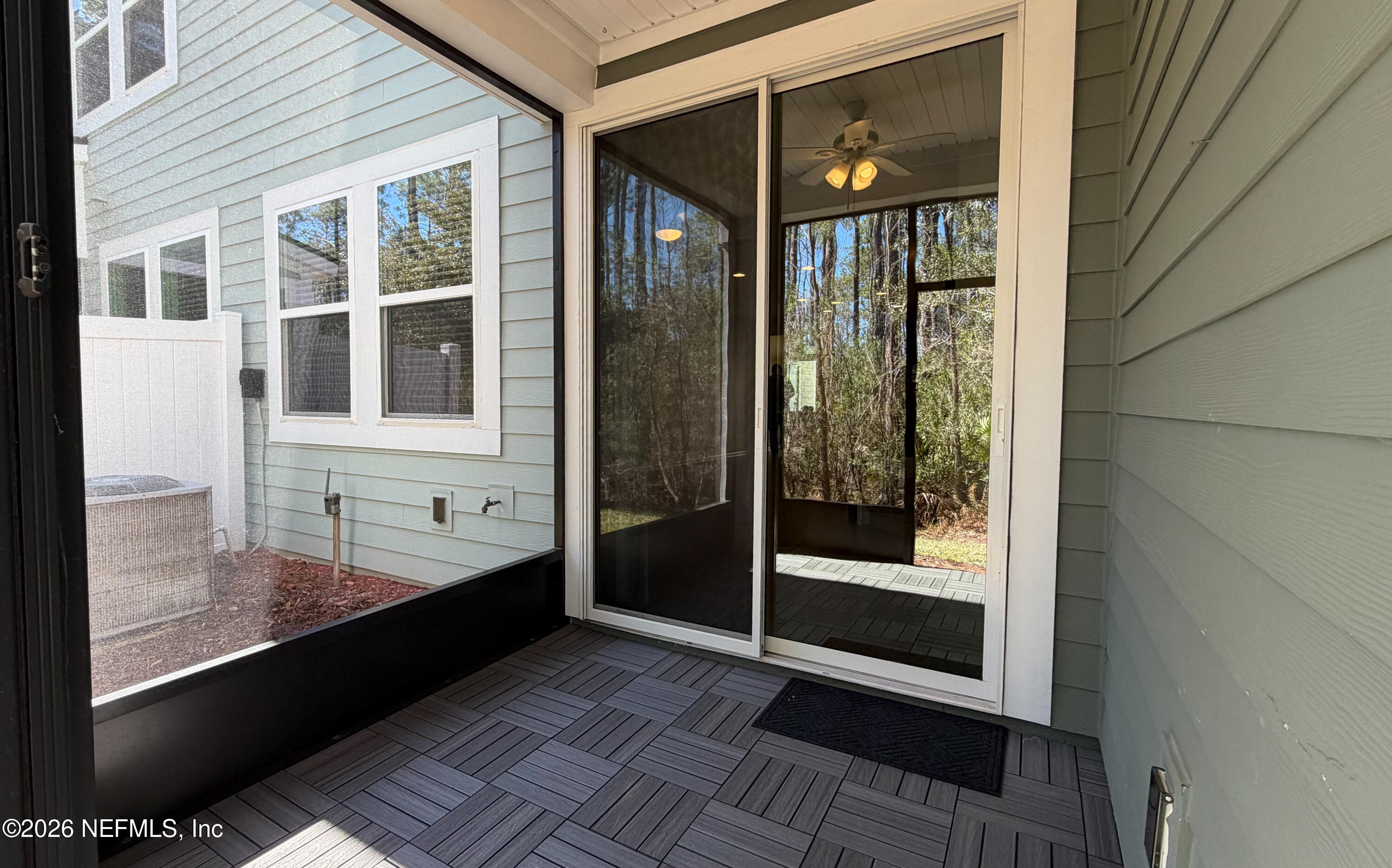 47 Castro Court St. Johns, FL 32259 - Photo 15 of 19 a view of a balcony with wooden floor and front door