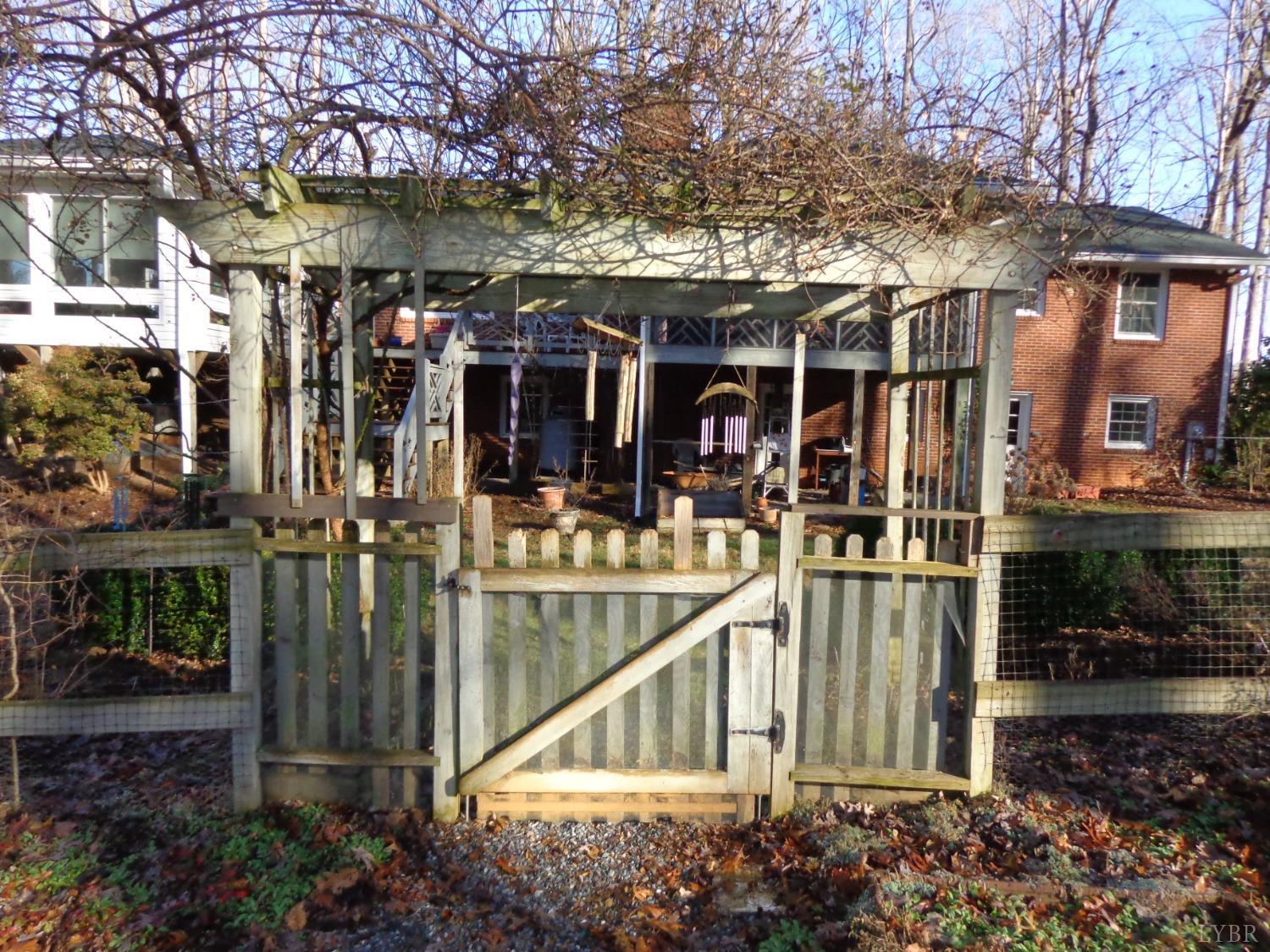218 Otterview Road Forest, VA 24551 - Photo 13 of 63 Entrance to garden area in back yard