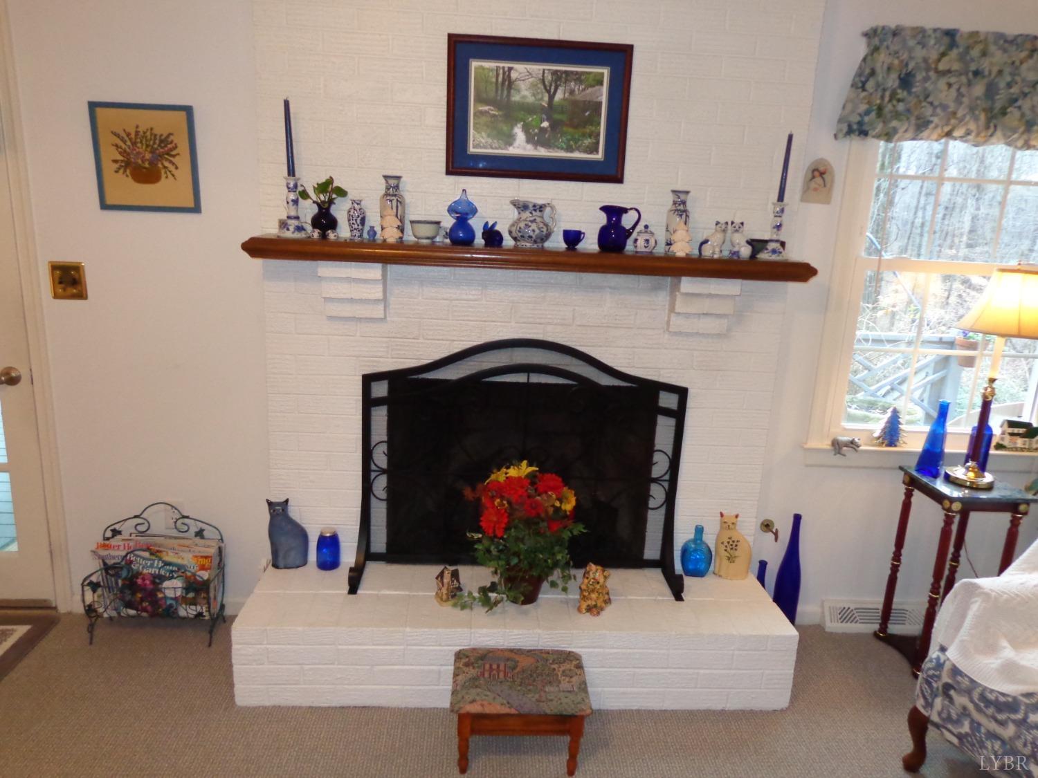 218 Otterview Road Forest, VA 24551 - Photo 23 of 63 a living room with furniture and a fireplace