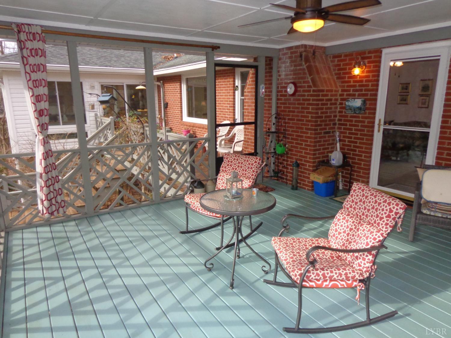 218 Otterview Road Forest, VA 24551 - Photo 40 of 63 Screened porch off den door to right