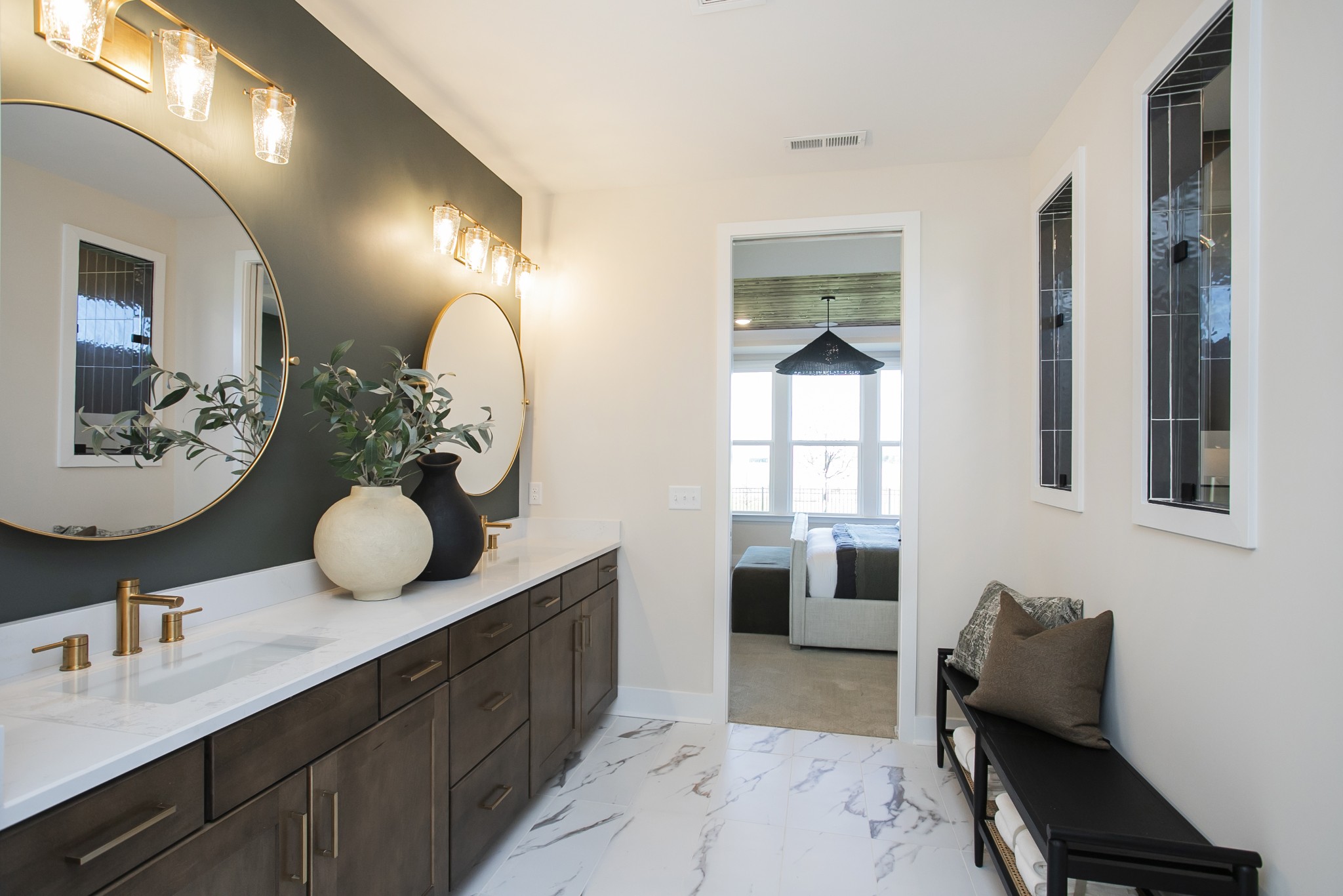 19 Pinnacles Lane Lebanon, TN 37090 - Photo 29 of 50 a spacious bathroom with a mirror and sink