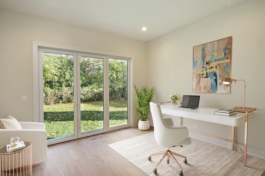 4032 Picardy Drive Northbrook, IL 60062 - Photo 13 of 38 a workspace with furniture and a window