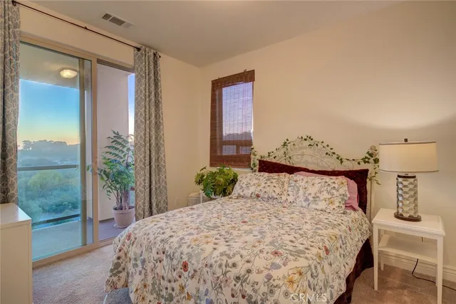 a view of a city from a balcony