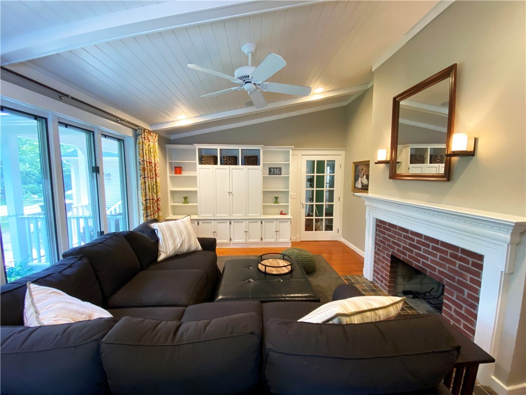 220 Old County Road Smithfield, RI 02917 - Photo 8 of 32 Living room with fire place