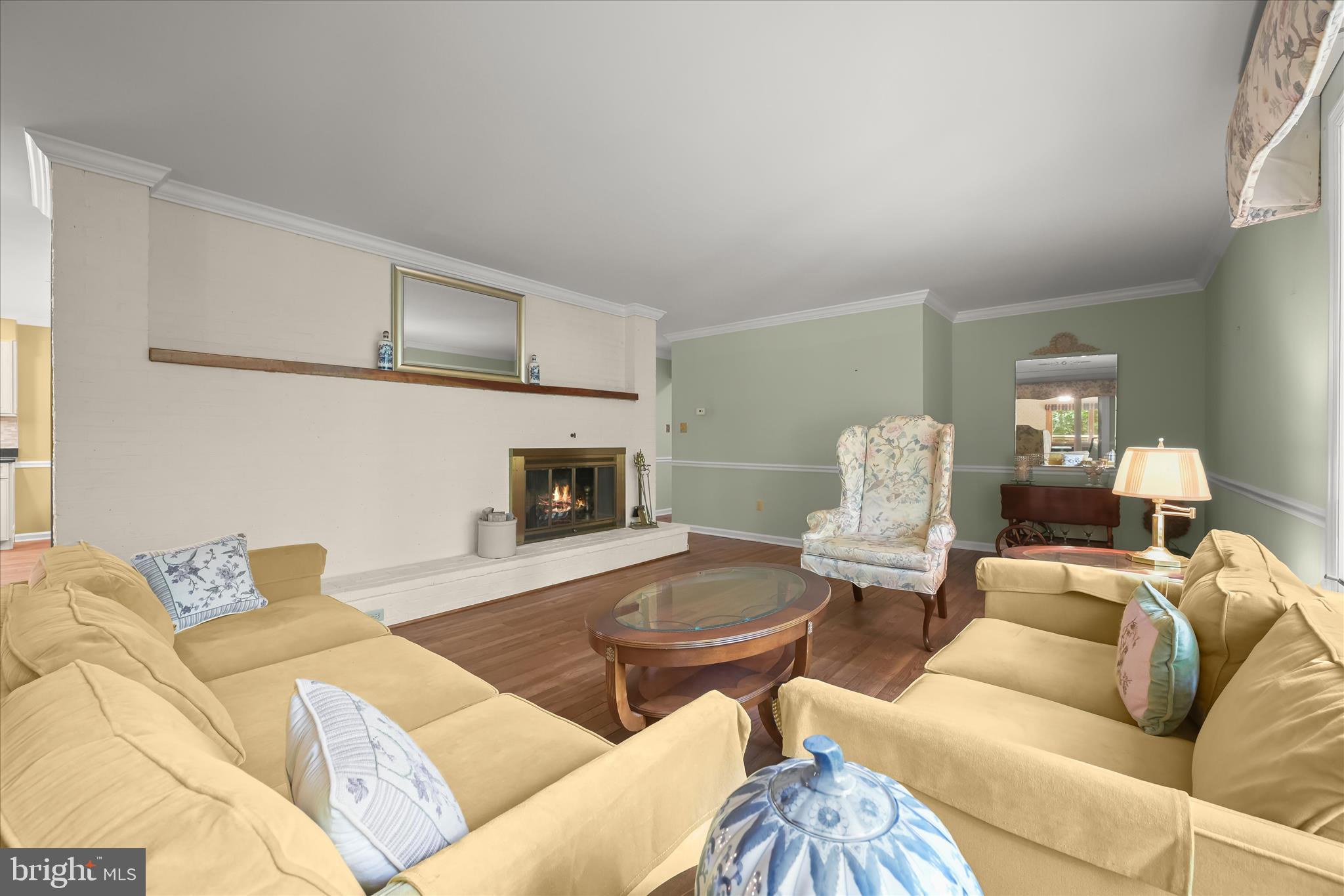 3391 Salem Bottom Road Westminster, MD 21157 - Photo 21 of 82 Living Room - Fireplace - Hardwood Floors