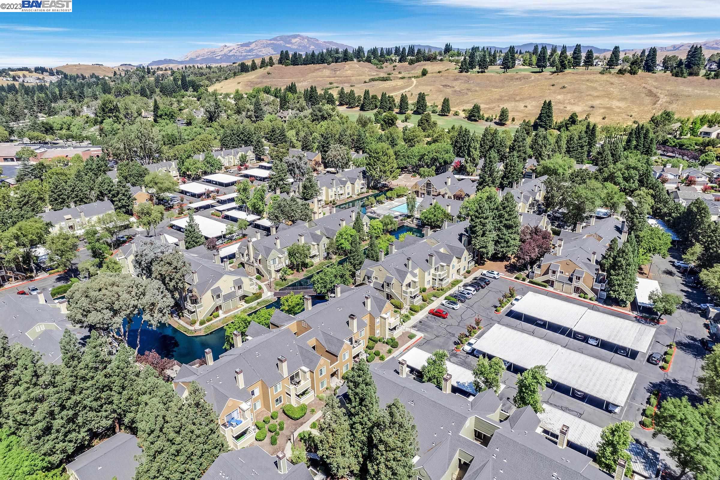 245 Reflections Drive San Ramon, CA 94583 - Photo 41 of 42 an aerial view of a residential houses with outdoor space and swimming pool