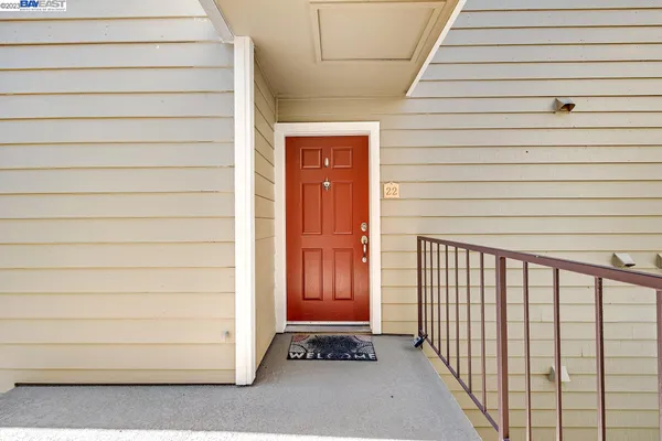 a view of front door