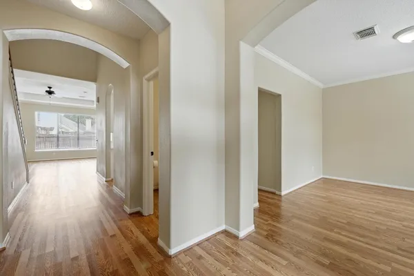wooden floor in an empty room