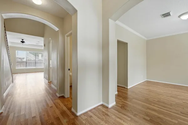 wooden floor in an empty room