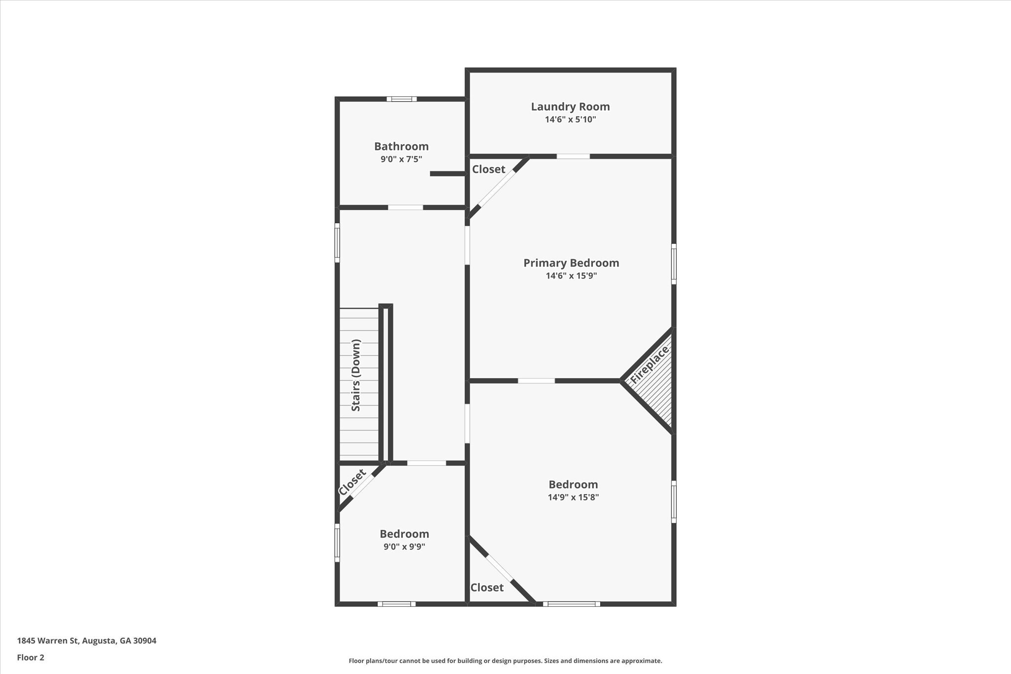 1845 Warren Street Augusta, GA 30904 - Photo 34 of 34 Upstairs