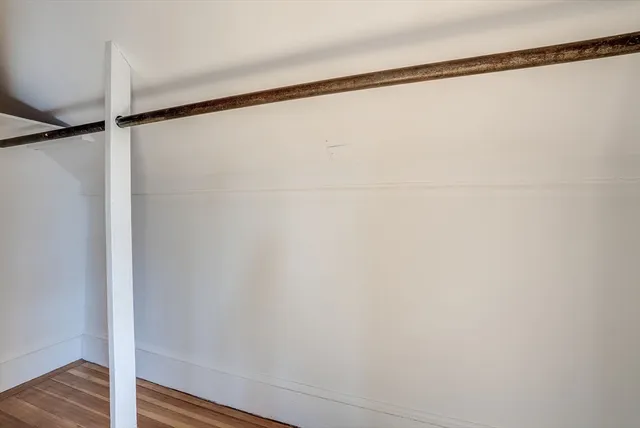 a close view of closet