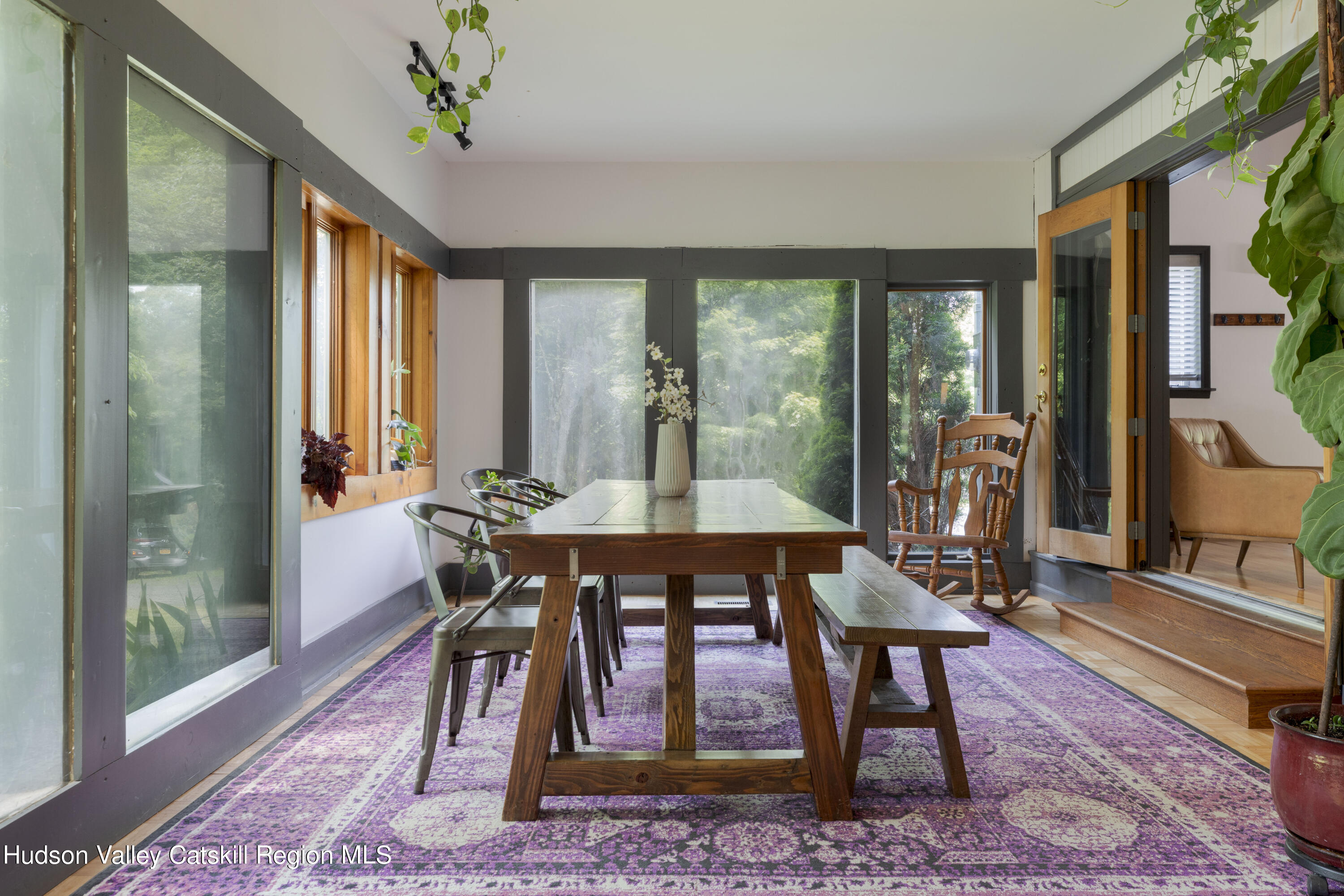 501 Huckleberry Turnpike Wallkill, NY 12589 - Photo 12 of 36 a dining room with furniture window and wooden floor