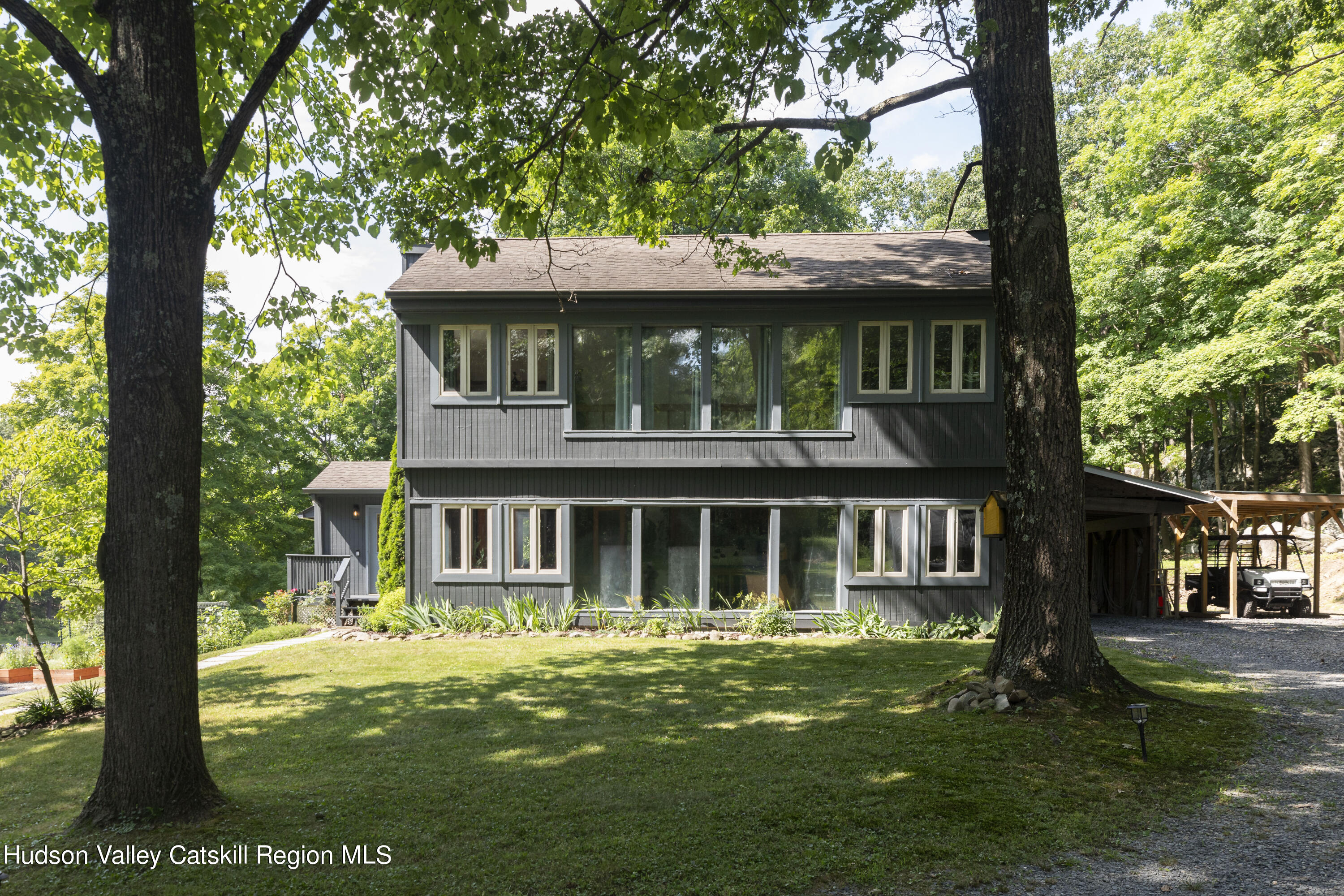 501 Huckleberry Turnpike Wallkill, NY 12589 - Photo 31 of 36 a front view of a house with a garden
