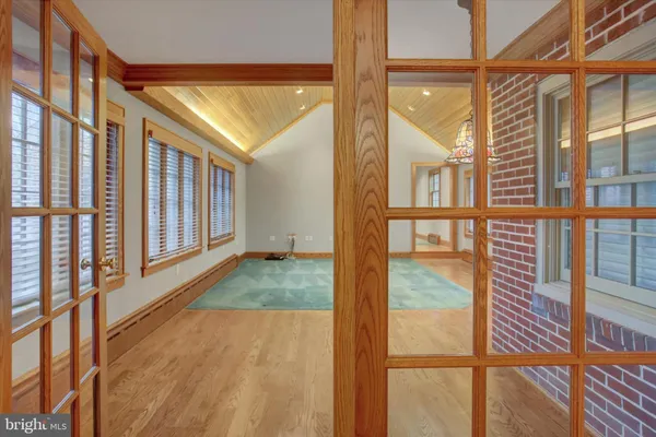 a close view of laundry room with a washer and dryer
