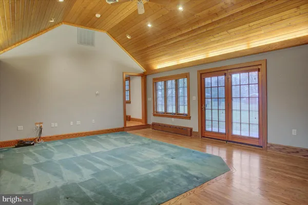 a view of an empty room