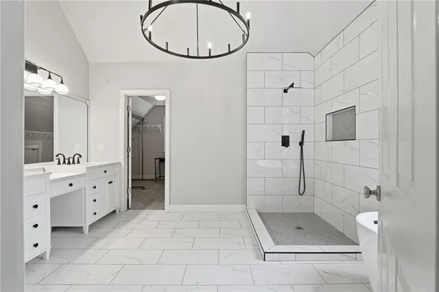 an aerial view of a house with yard swimming pool and outdoor seating
