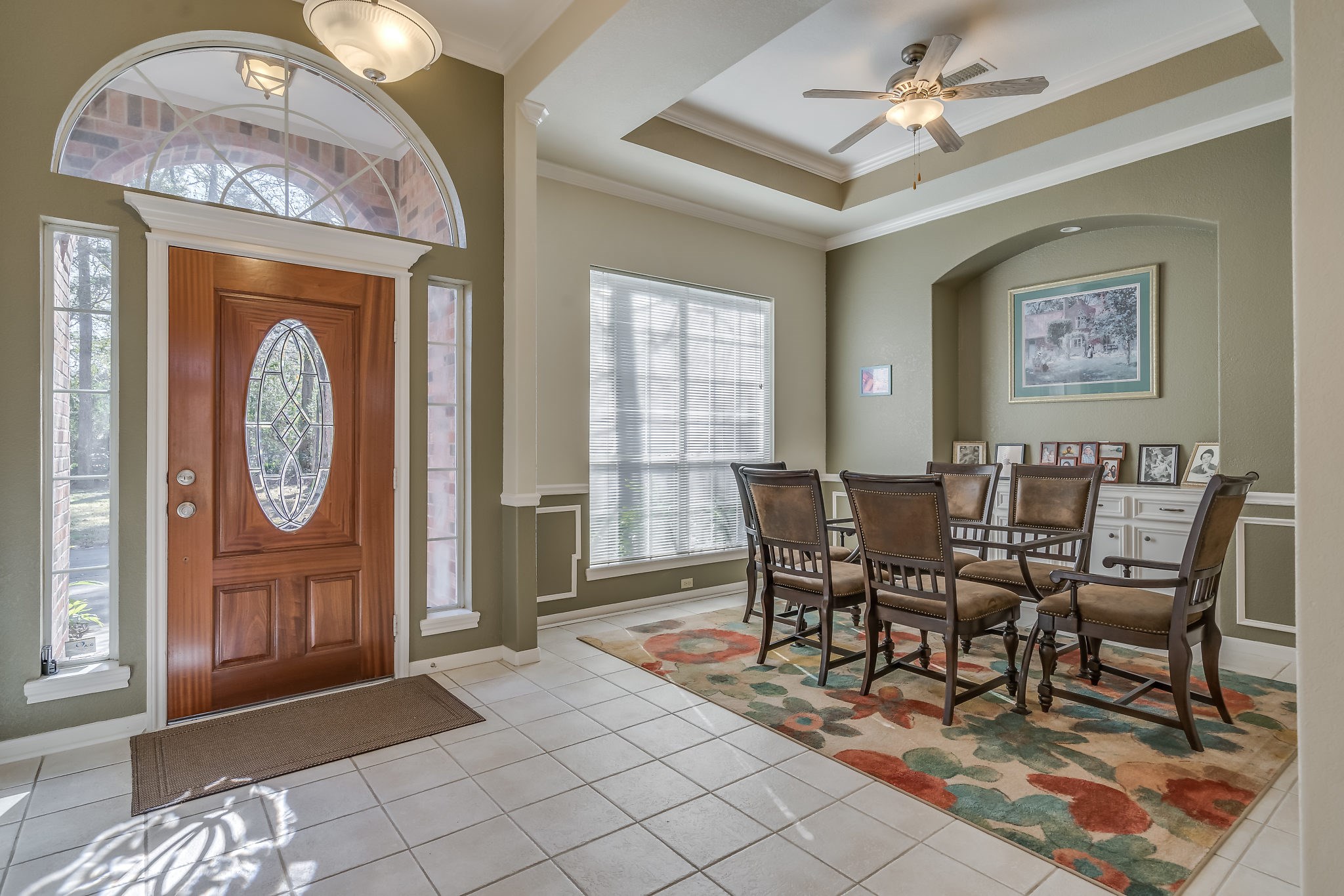 2500 Centerline Road Conroe, TX 77384 - Photo 5 of 28 a view of a dining room with furniture window and wooden floor