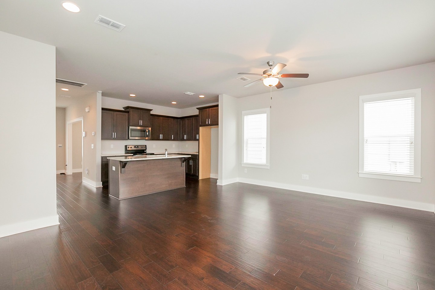 703 Cottage Park Drive Nashville, TN 37207 - Photo 3 of 15 a view of kitchen with stove and wooden floor