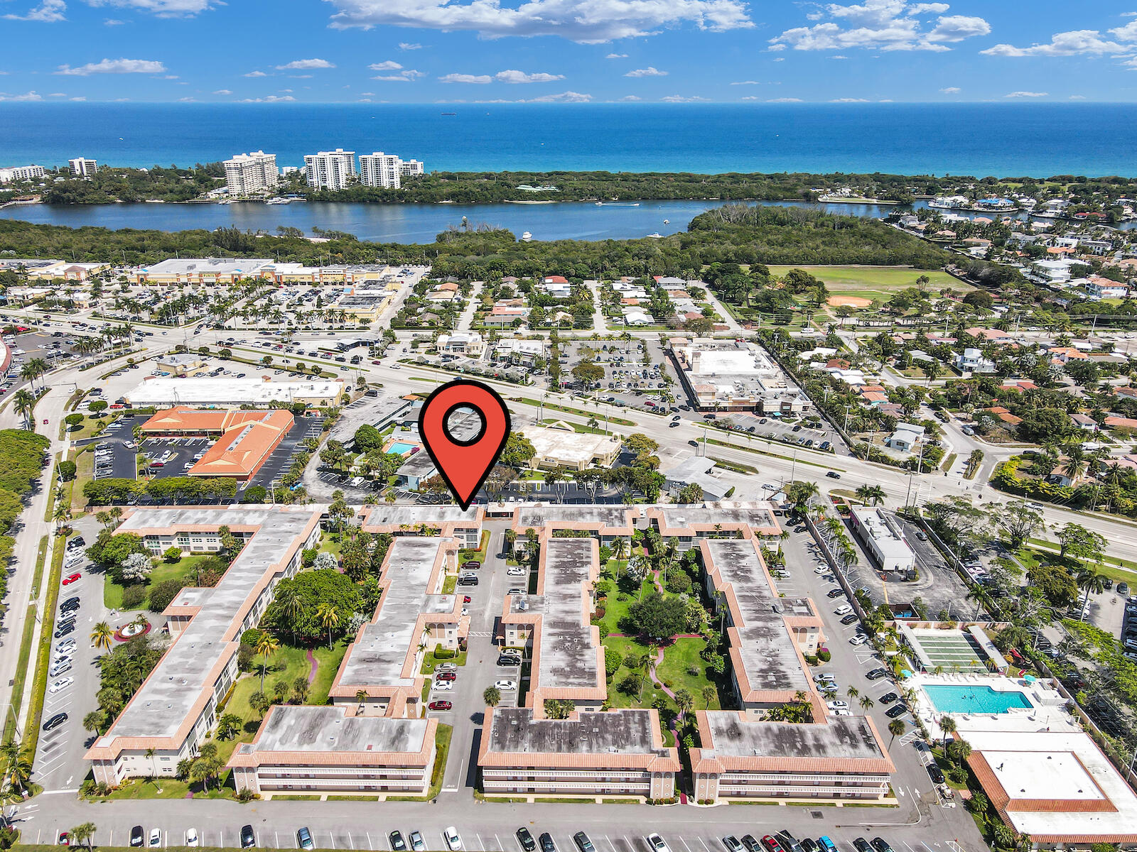 400 Northeast 20th Street, Unit B304 Boca Raton, FL 33431 - Photo 22 of 26 B304 AERIAL TO EAST