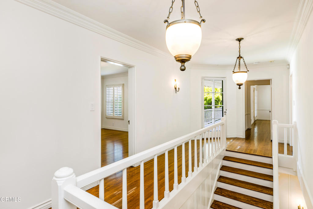 1184 Arden Road Pasadena, CA 91106 - Photo 23 of 62 a view of entryway and hall with wooden floor