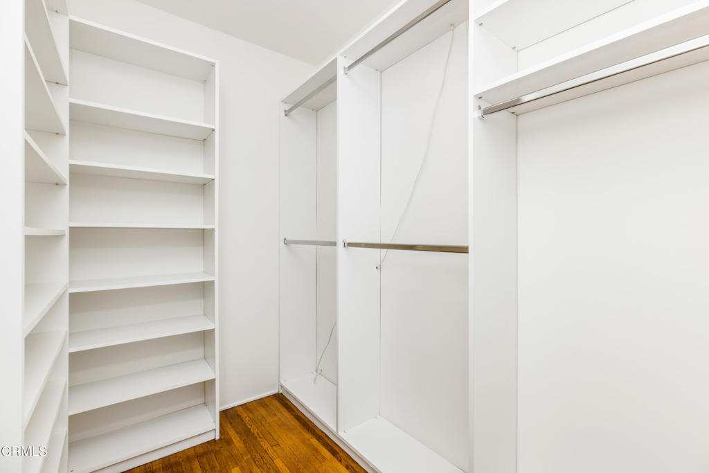 1184 Arden Road Pasadena, CA 91106 - Photo 30 of 62 a view of walk in closet with empty racks