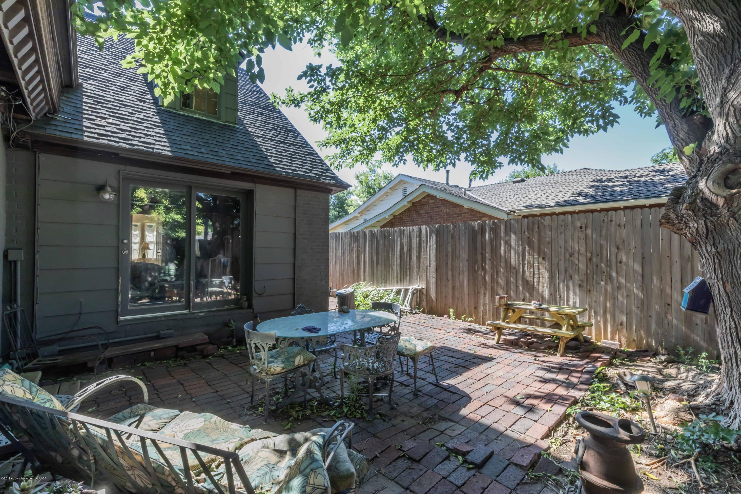 1220 South Rusk Street Amarillo, TX 79102 - Photo 35 of 38 PATIO