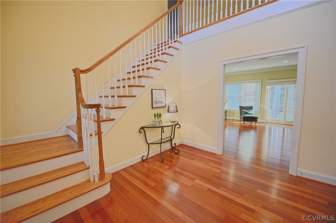 1781 Manakin Road Manakin-Sabot, VA 23103 - Photo 5 of 40 a view of entryway and hall with wooden floor