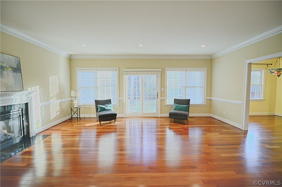 1781 Manakin Road Manakin-Sabot, VA 23103 - Photo 6 of 40 a living room with fireplace furniture and hard wood flooring