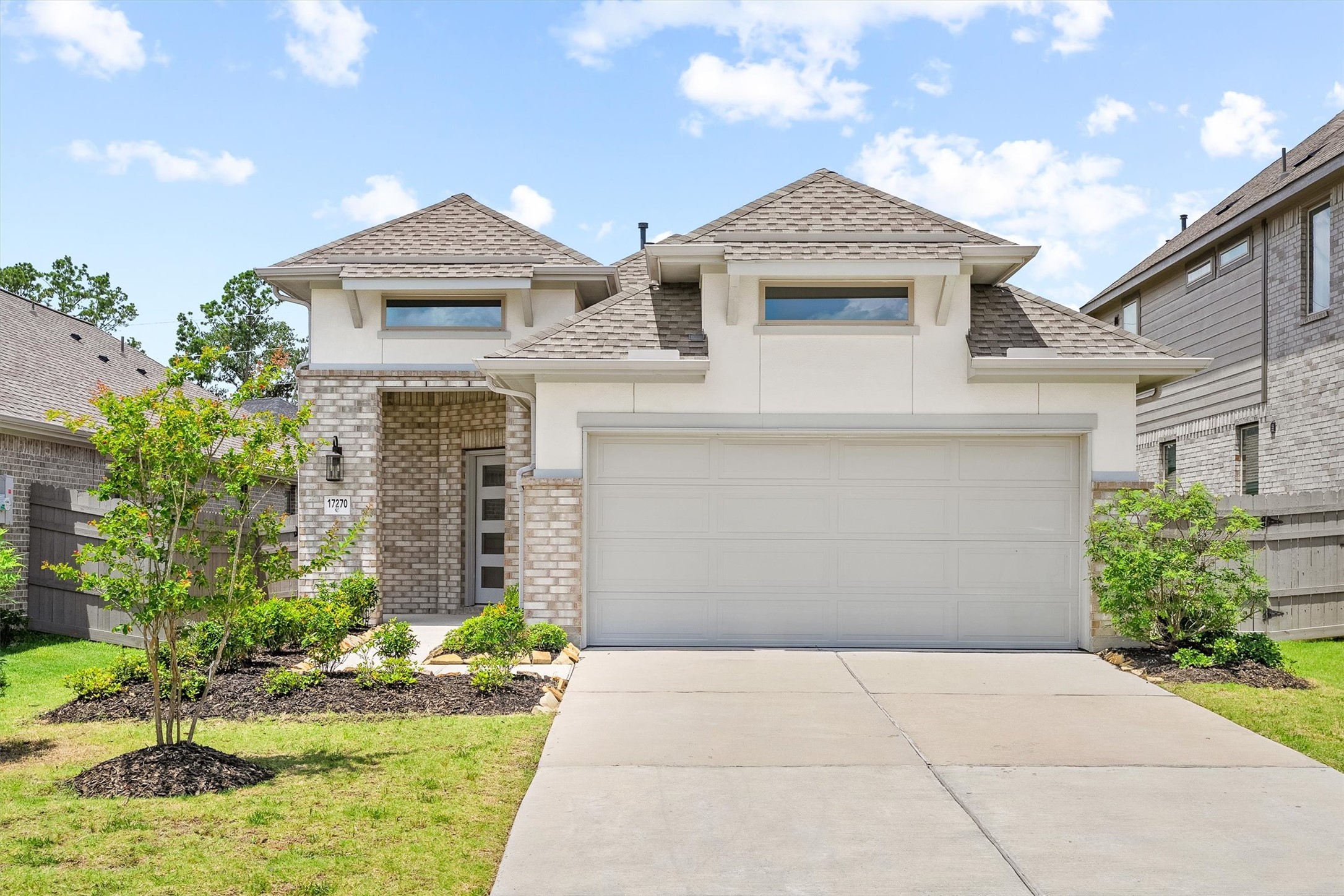 17270 Wild Watermelon Way Conroe, TX 77302 - Photo 1 of 28 Some homes just make you slow down. Welcome to 17270 Wild Watermelon Way in Artavia, Conroe, where a classic brick and stucco exterior and a wide two-car driveway set the tone from the moment you arrive.