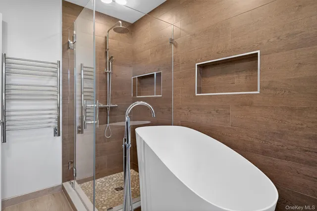 a view of an empty room and a window