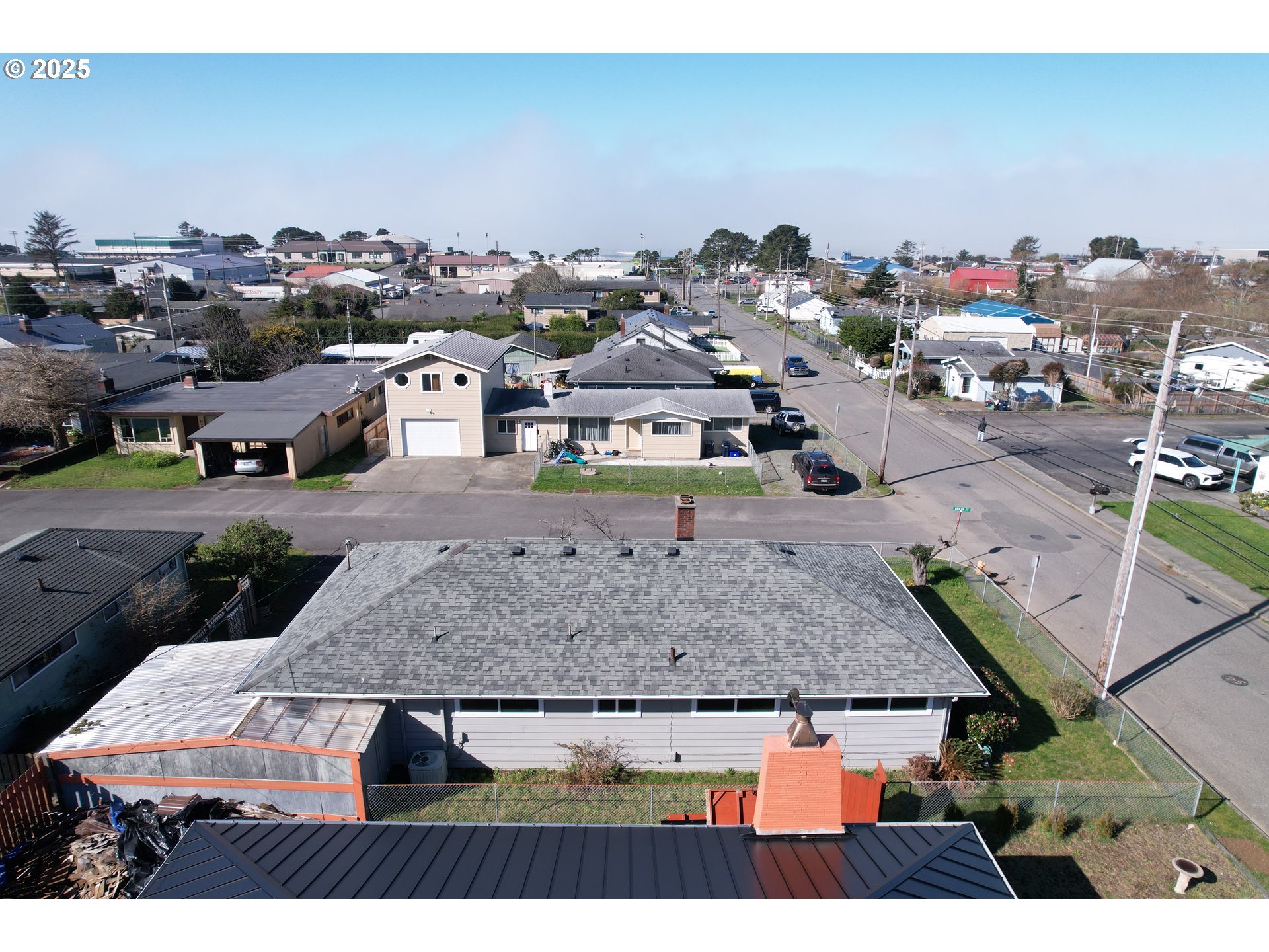 29545 Bailor Street Gold Beach, OR 97444 - Photo 8 of 48 an aerial view of a house with a yard
