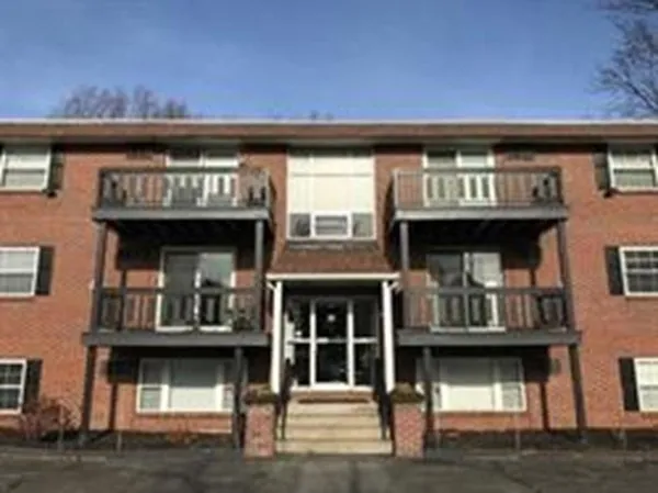 a front view of building