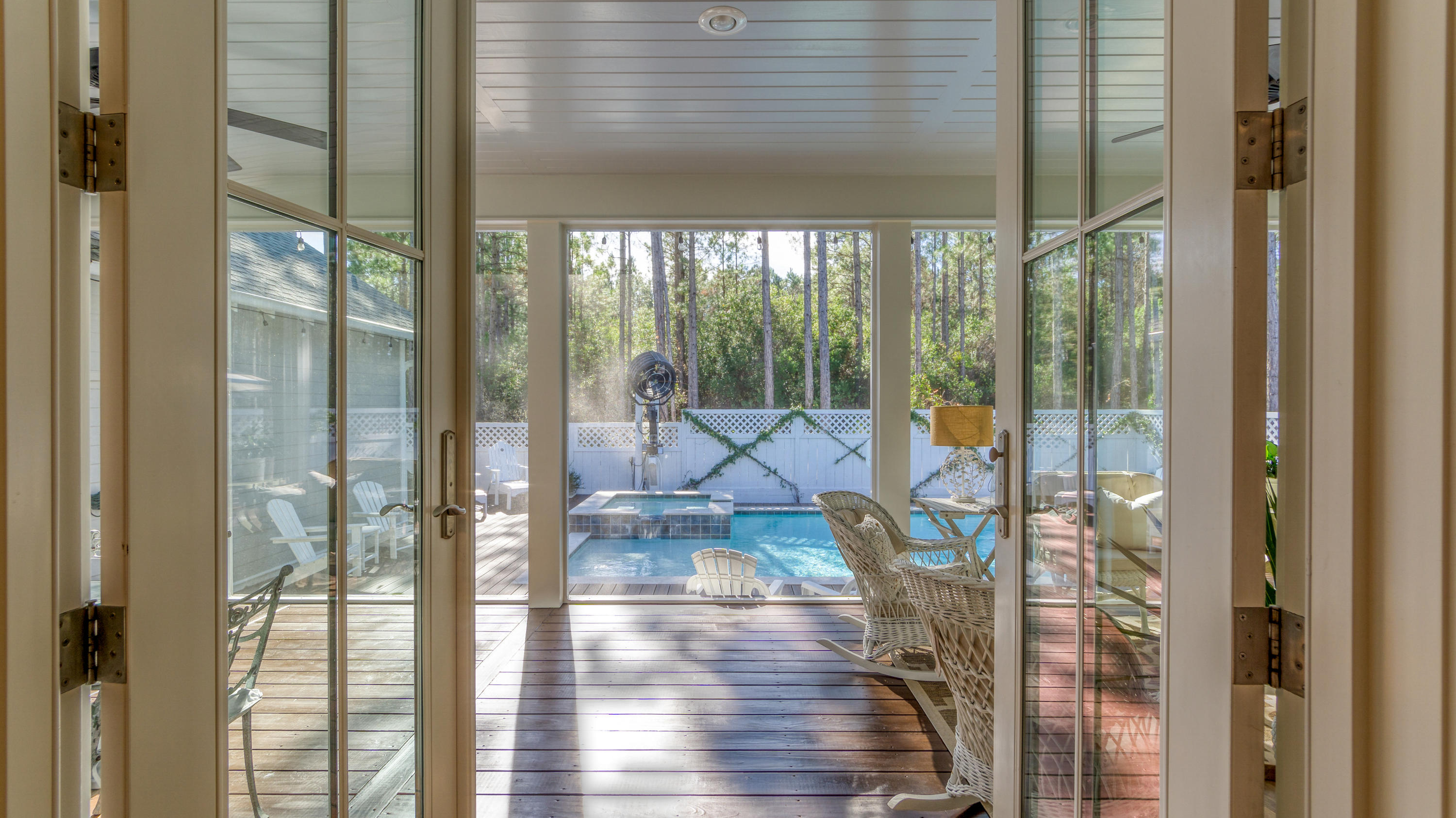 399 Medley Street Watersound, FL 32461 - Photo 11 of 30 a view of a glass door and porch