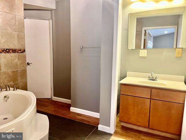 100 Errickson Avenue Moorestown, NJ 08057 - Photo 10 of 27 a bathroom with a sink and a mirror