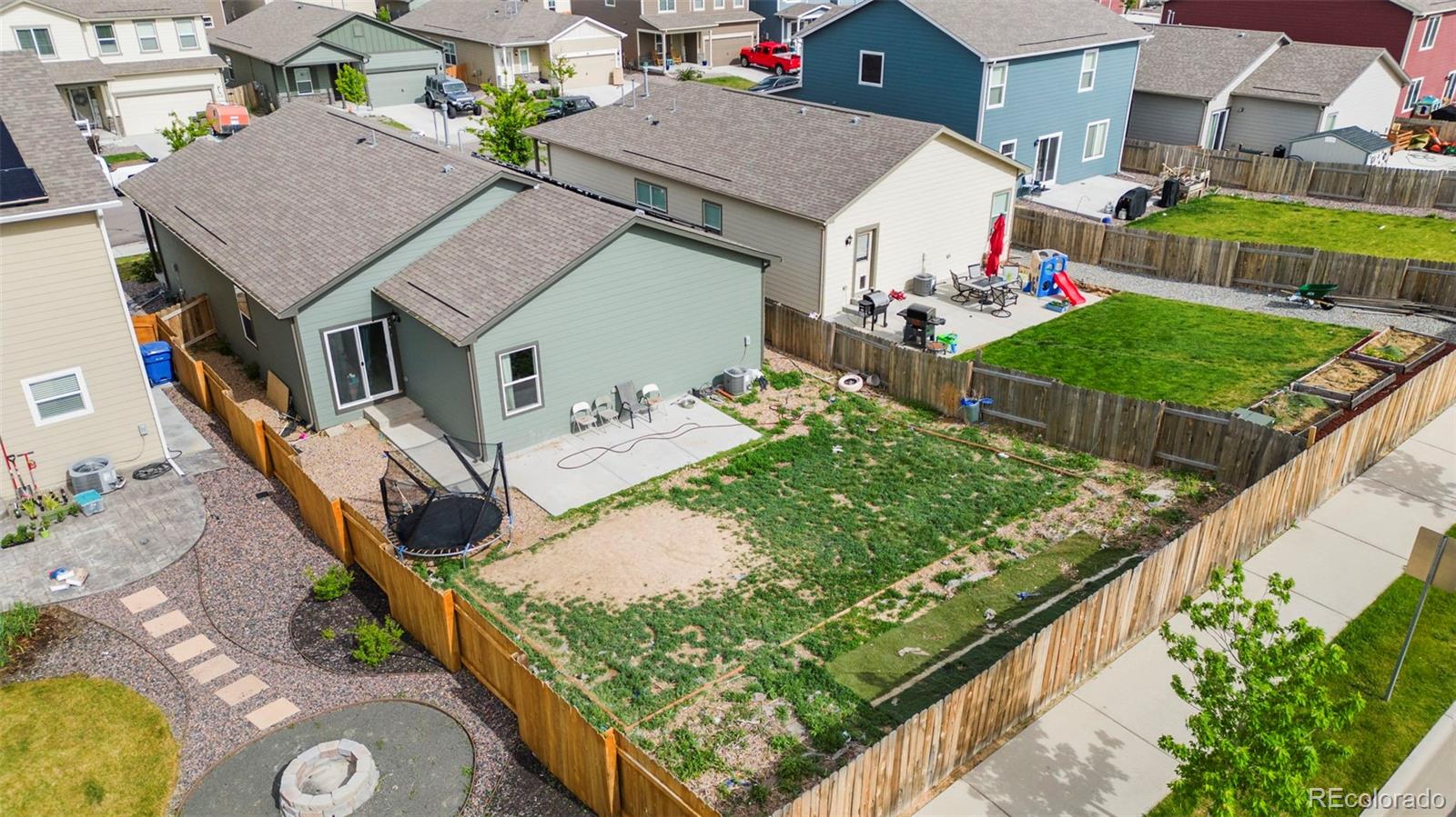 311 Maple Street Bennett, CO 80102 - Photo 32 of 35 an aerial view of a house