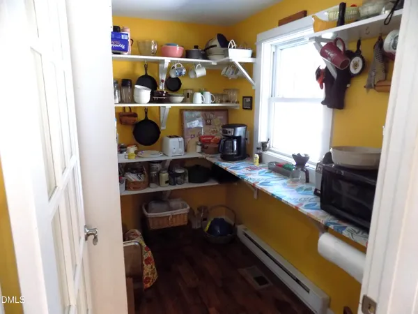 a room with storage and utility