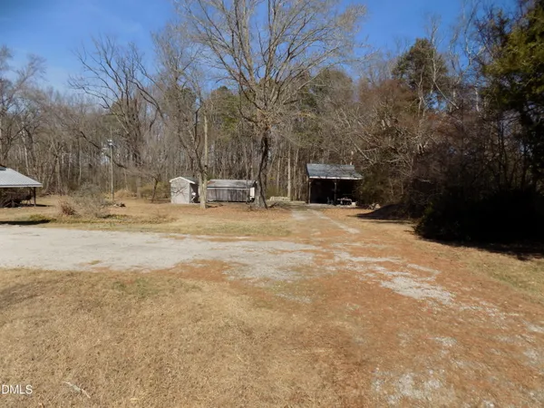 a view of yard with trees