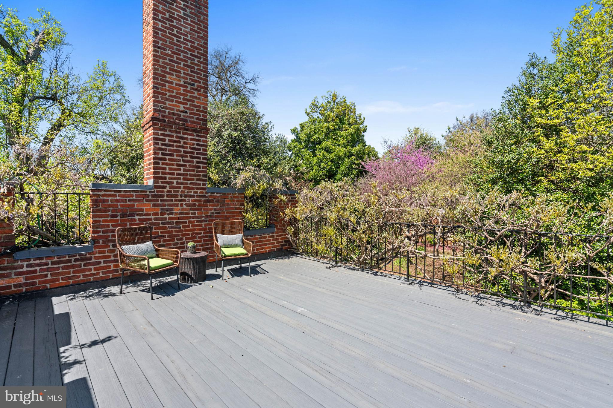 1406 34th Street Northwest Washington, DC 20007 - Photo 23 of 45 a view of a backyard