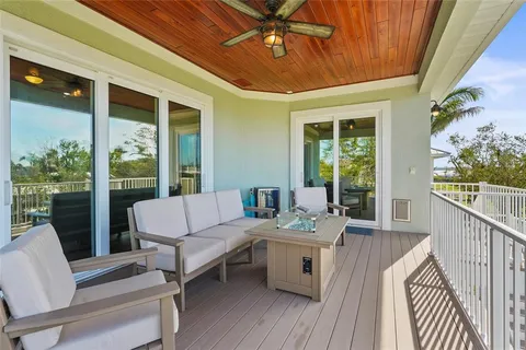 a view of a city and ocean view